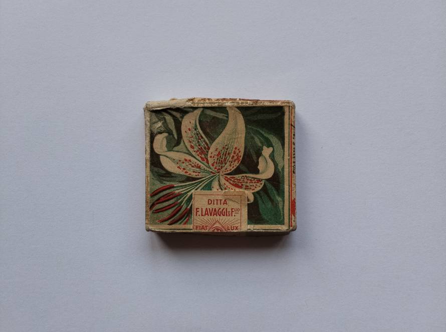 Art Nouveau floral illustration by Ditta Flavaggi with Etat Lux mark