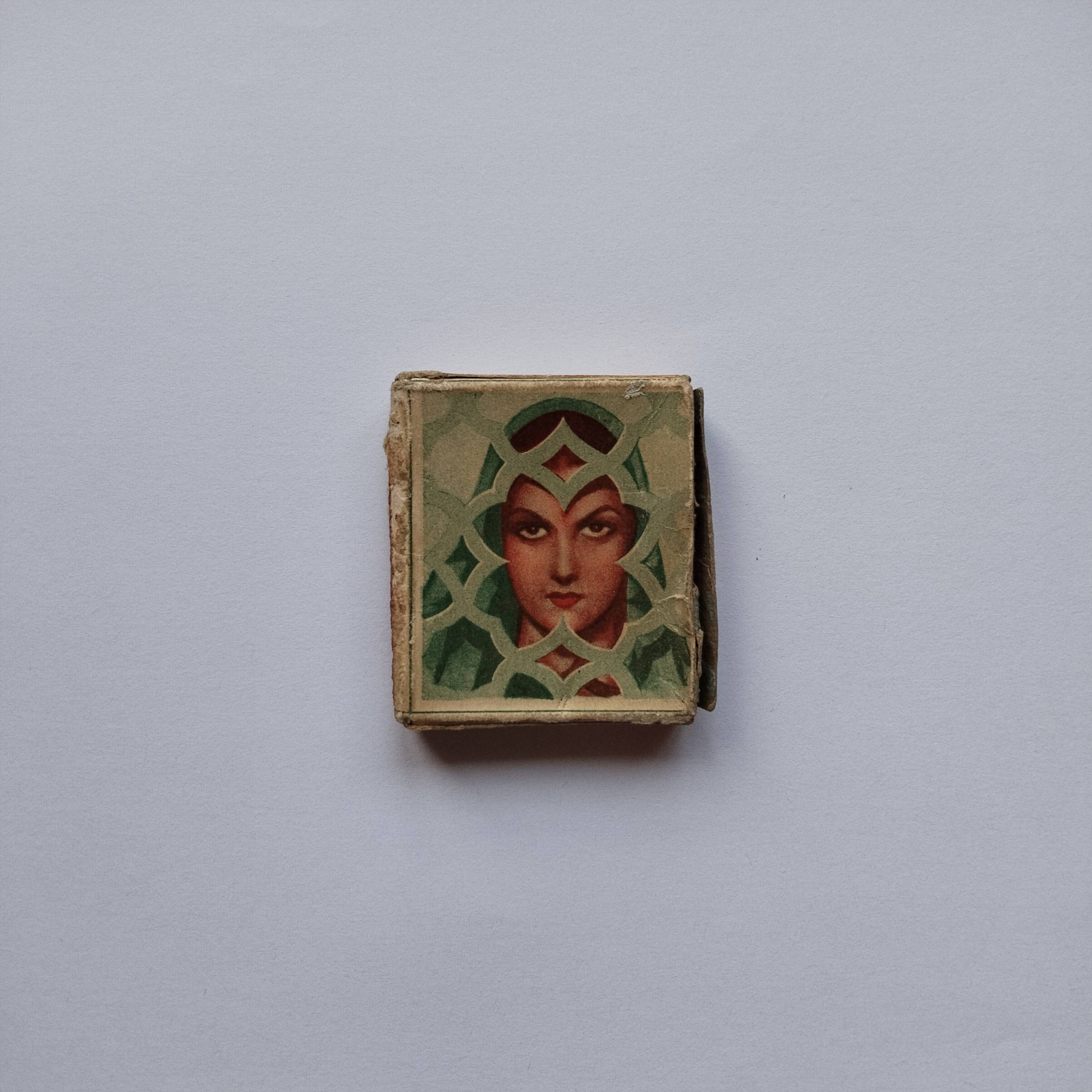 Vintage Oriental Woman Portrait