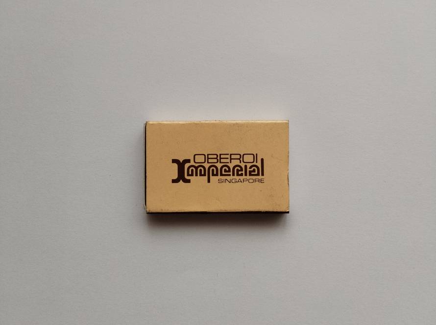 Oberoi Imperial Singapore hotel logo in minimalist vintage typography