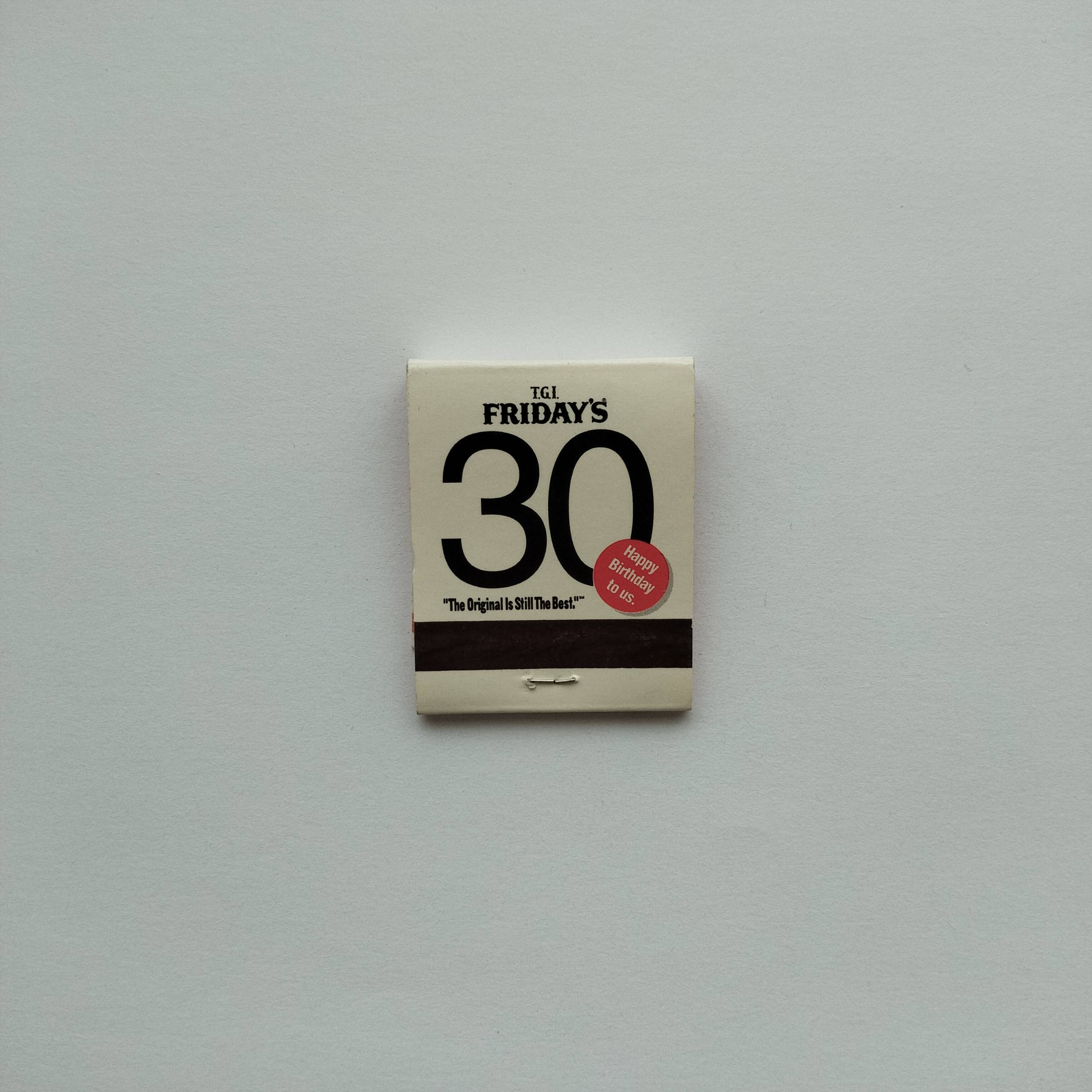 Tgi Fridays 30th Anniversary