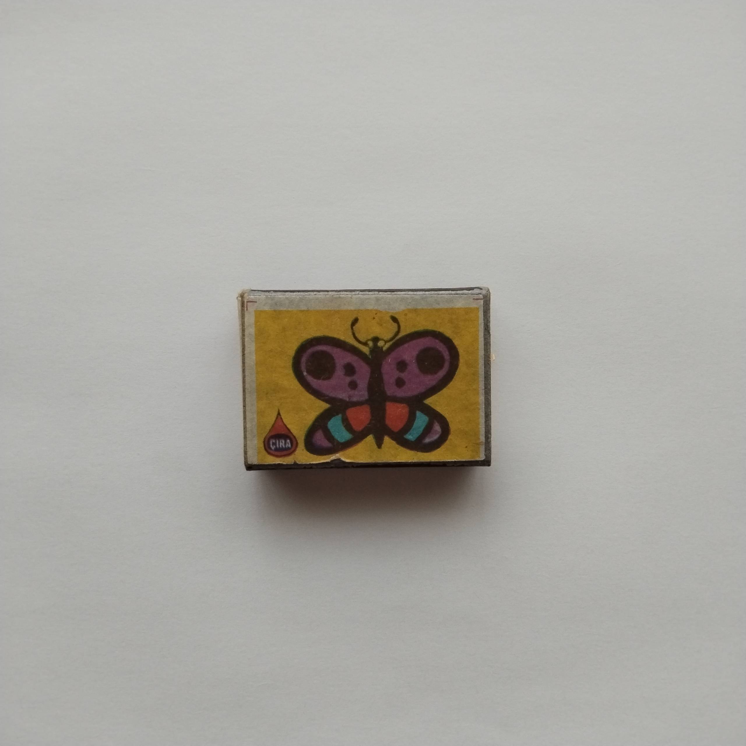 Çıra Butterfly Colorful Illustration