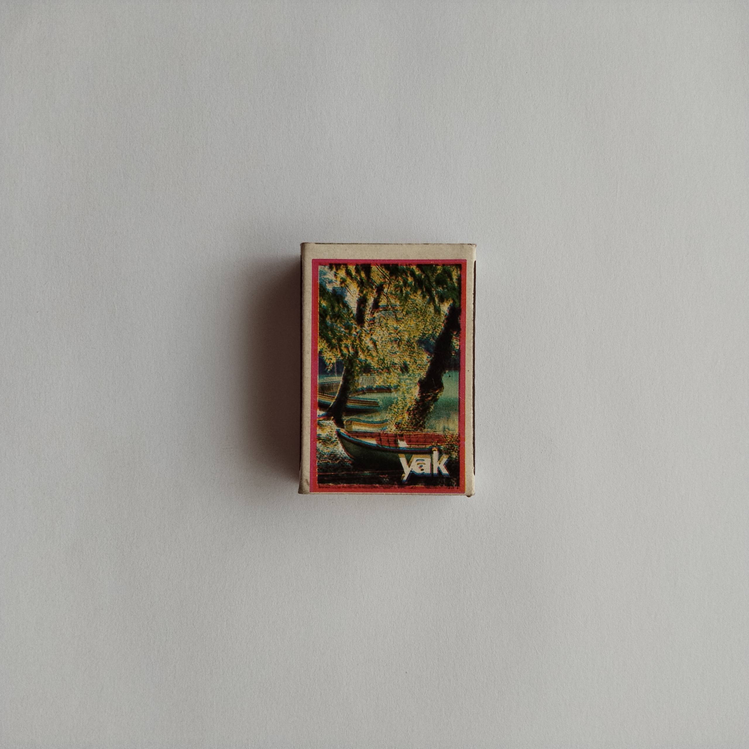 Yak Boat Lake Landscape Vintage