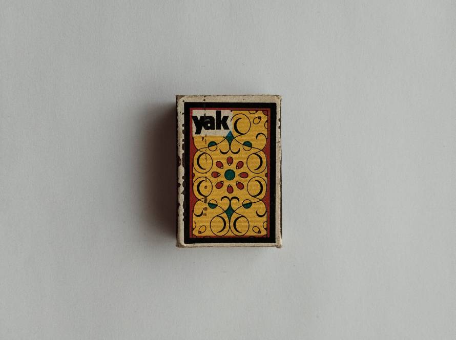 Bold geometric ornamental pattern; decorative mid-century design style.